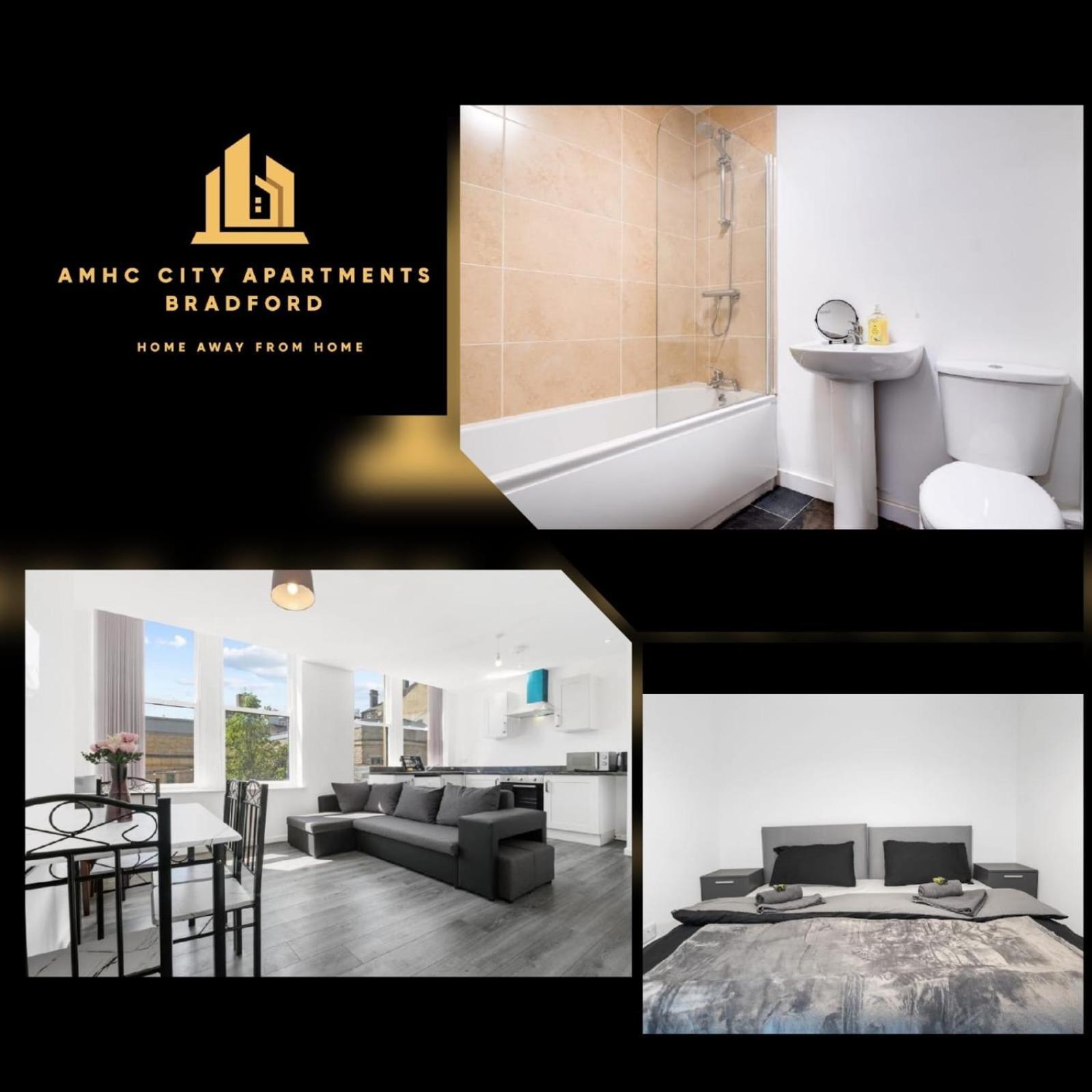 Amhc City Apartments Bradford City Centre One & Two Bedroom Apartments, 24 Hours Express Self Check In, Long Stay Contractors Welcome, Paid Parking Available Nearby エクステリア 写真